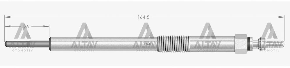 Nissan Navara Kızdırma Bujisi 2015-2018 . Dcı OEM 11065-5X00A